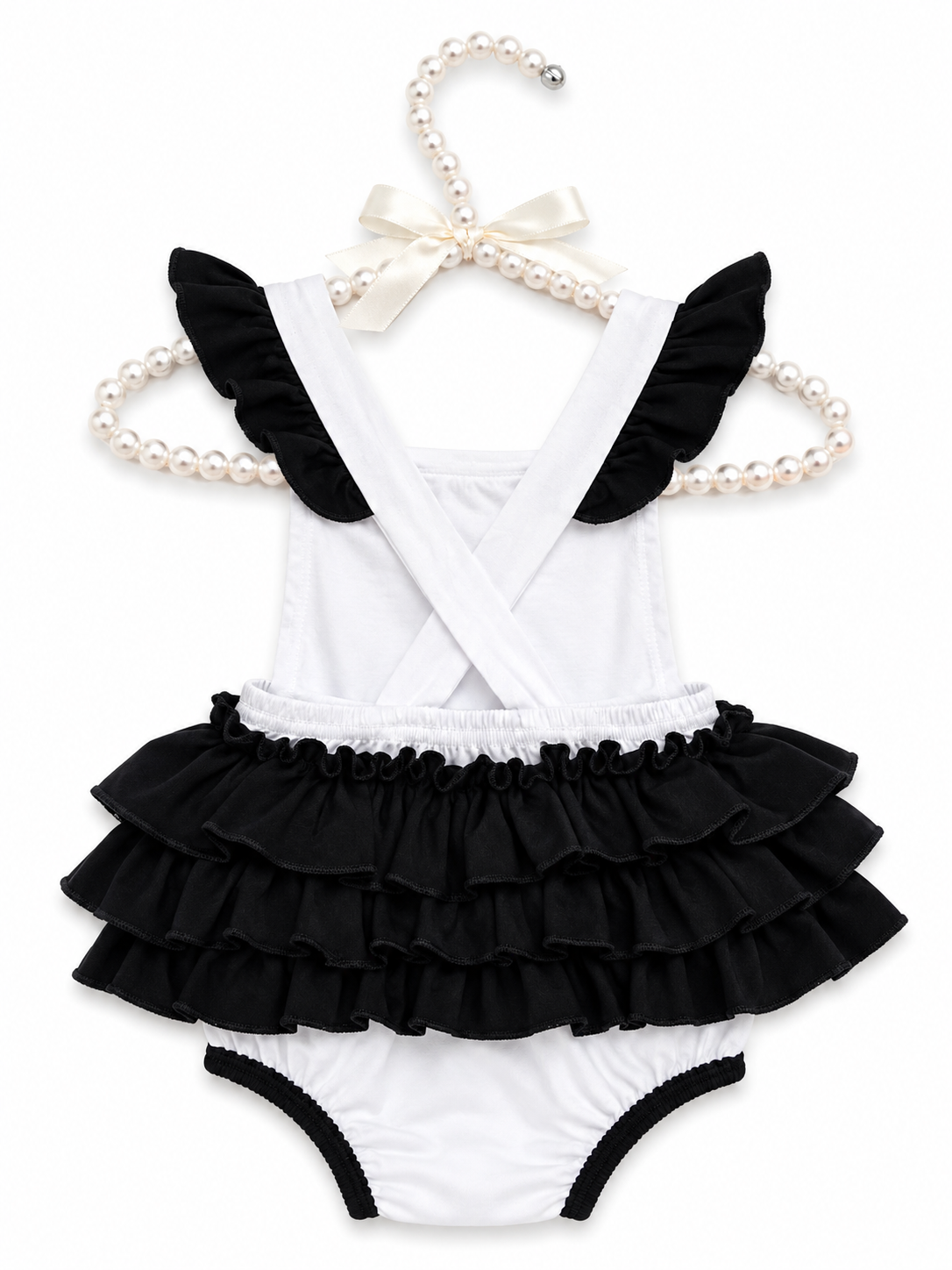Little Royal Midnight Dragon Crest Romper